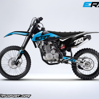 Erz 300cc stripe cyan 2