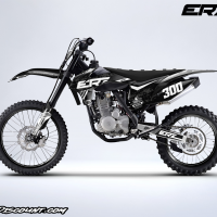 Erz 300cc stripe noir grey 2