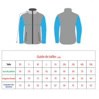 Guide de taille softshell