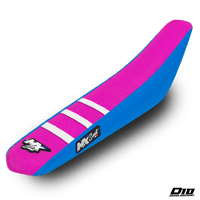 Magenta cyan blanc