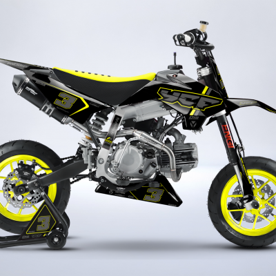 Sabot ycf sm black edition jaune fluo