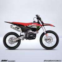 Smx thunder 250cc rouge side