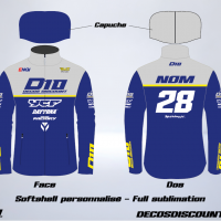 Softshell d10 bleu gris jaune ycf web