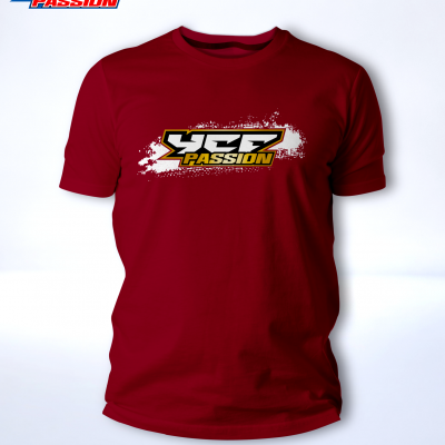 Tshirt ycf passion bordeau gold