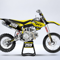 Ycf bigy 2022 hornet jaune sur noir 1