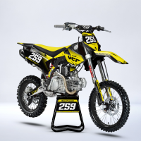 Ycf bigy 2022 hornet jaune sur noir 2