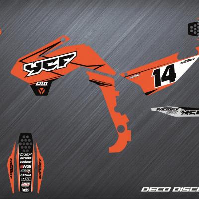 Ycf d10 tablette color orange